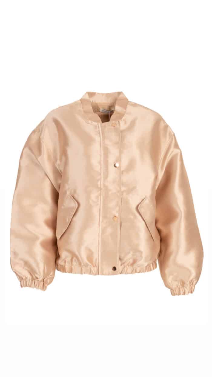 Bomber jasje Kimberly metallic goud azzurro -jassen Label-L