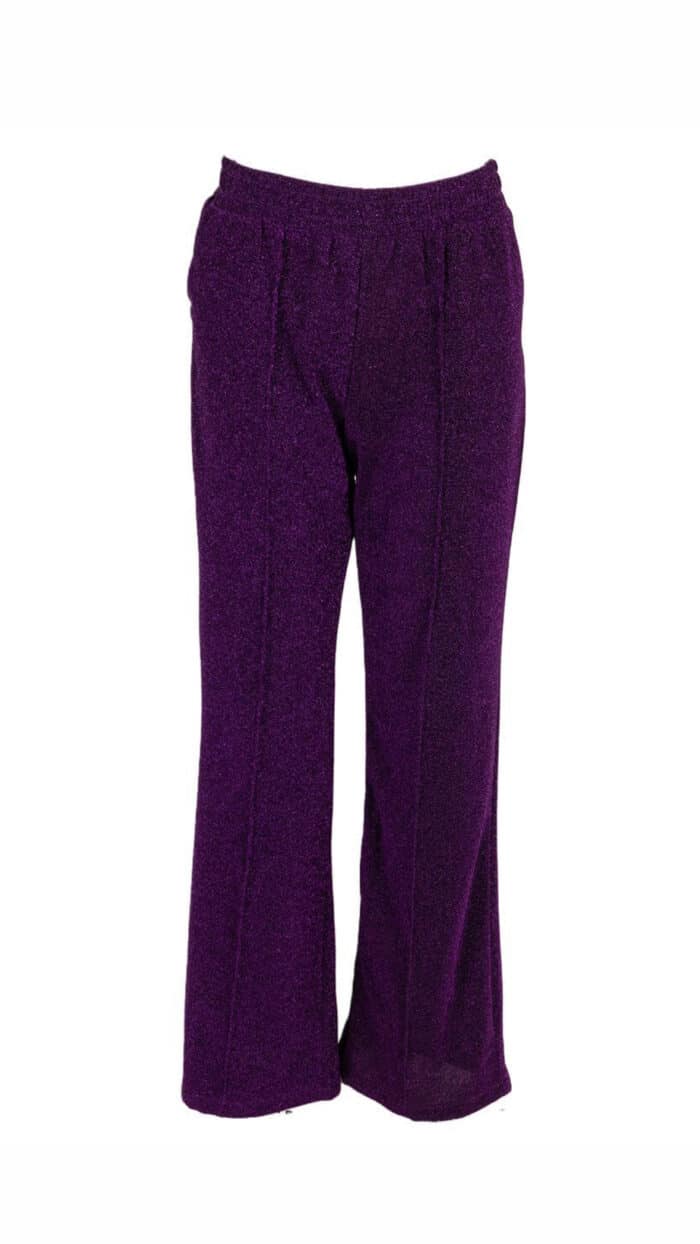 Broek Asley Purple Azzurro -Broeken Label-L