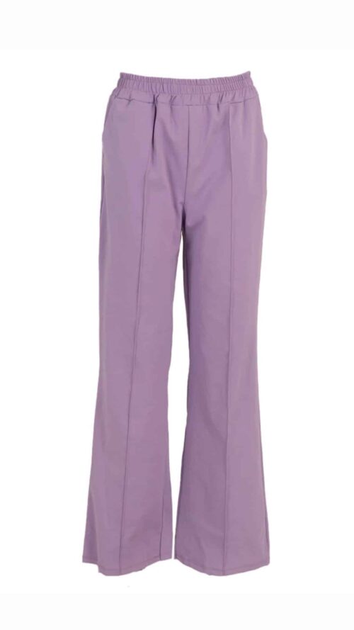 Broek Sara lila Azzurro-broeken Label-L