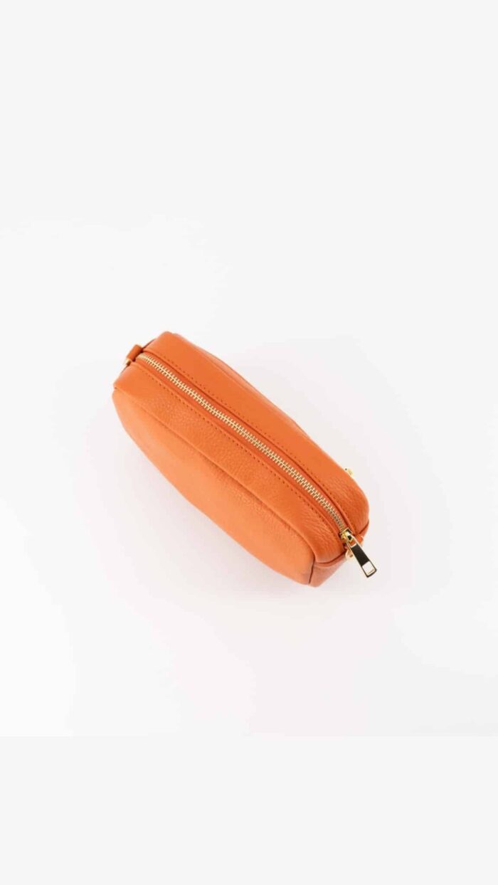 Irene classic grain leren tas orange-tassen- Label-L