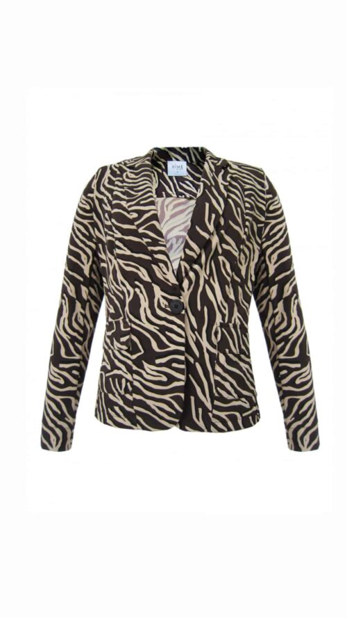 Ivy Blazer wildlife print Aime balance-Blazers Label-L