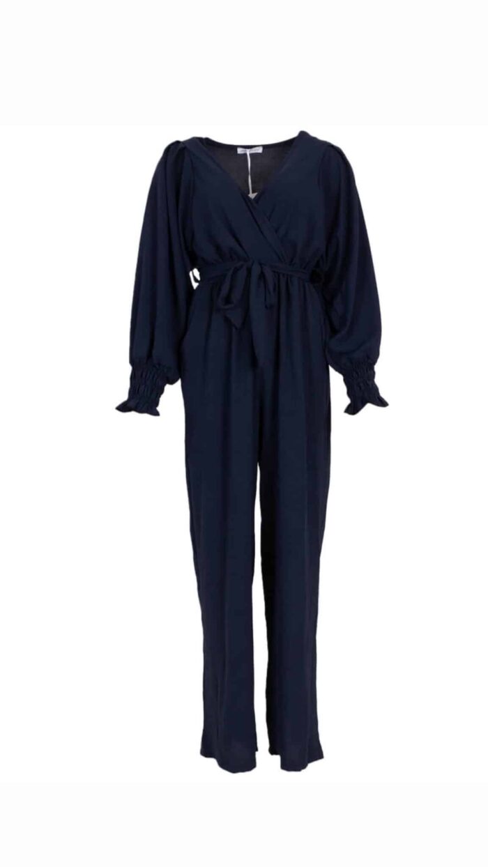 Jumpsuit Gwen Navy azzurro -jumpsuit Label-L