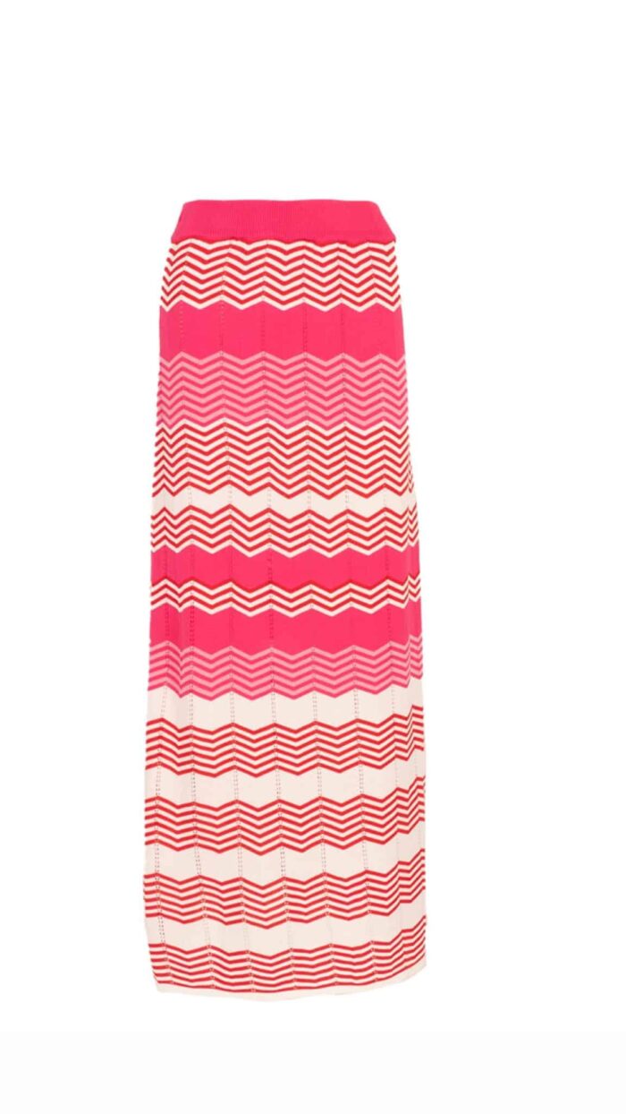 Rok Lyla zig zag roze azzurro rokken Label-L 1